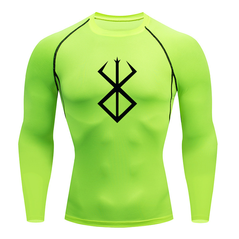Man's Clothing Sports Tight Quick Drying Fitness Wear Short Sleeve Running High Elastic Moisture Absorption Compression T-shirt For Men_voghion.com