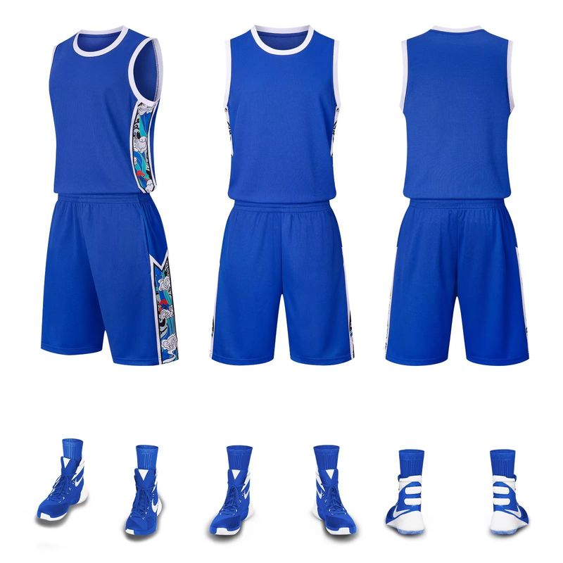 A83 basketballdragtsæt til børn, voksne, børnetøj, herretrykt størrelse, konkurrencetræningshold, spiller_voghion.com