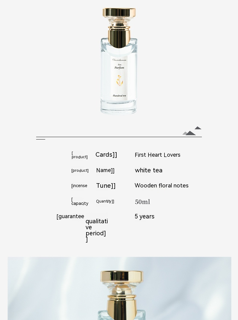 Ny parfym Vitt te för New Love Män Parfym Långvarig doft Färskt te Vitt te Ocean Parfym för män 50ml_voghion.com