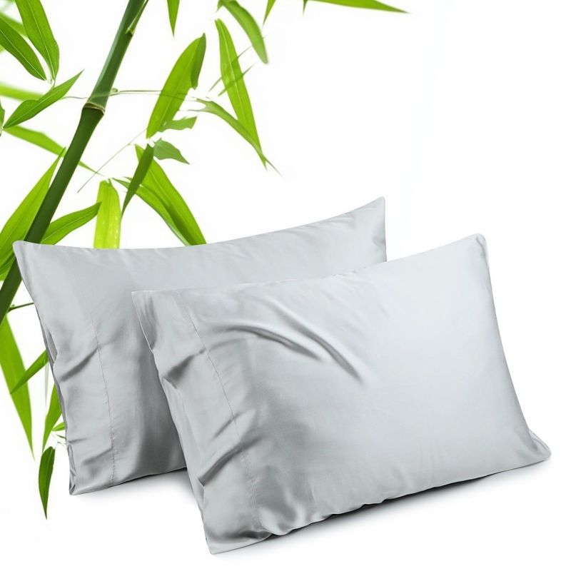 Bamboo Fiber Envelope Pillowcase Pair Cool Breathable Sweat Absorbent Hotel Linen Dedicated 48*75 Pillow Core Protective Cover_voghion.com