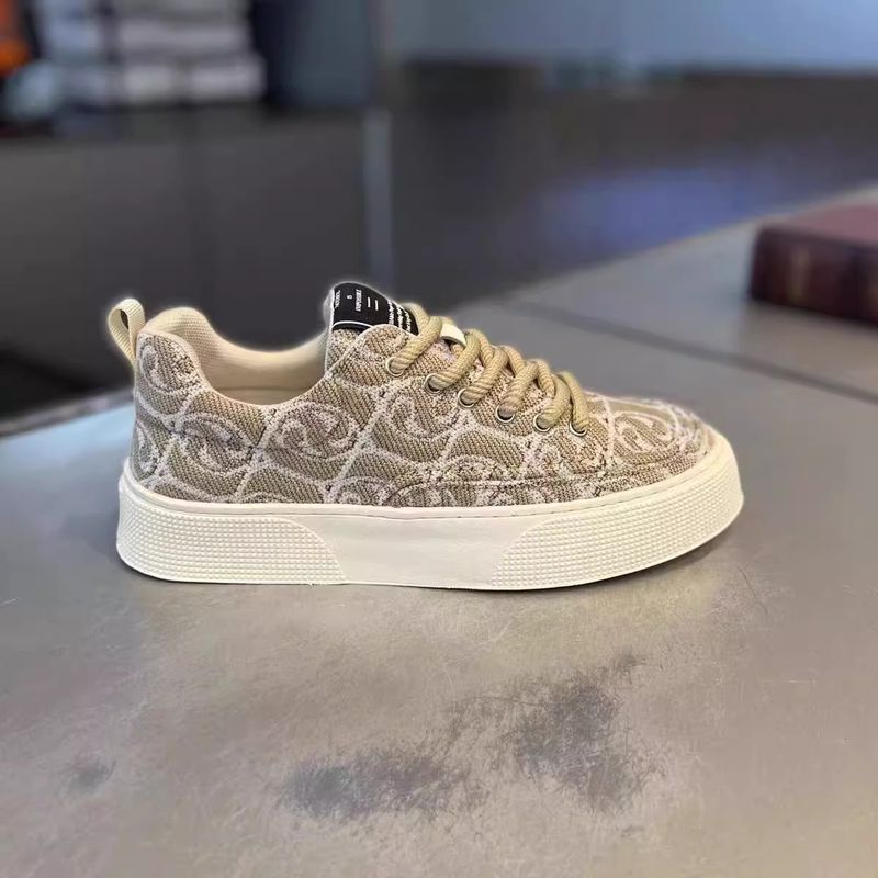 Nieuwe ademende stof Casual Network Naam Merk Trend Honderd Heren Board Weaving Floral Canvas Schoenen Heren_voghion.com