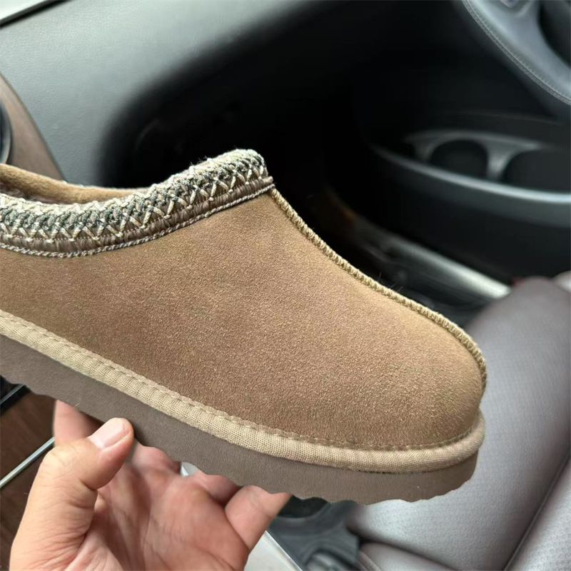 Pantofole Tazz da uomo e da donna, pantofole in pelliccia Tasman, classiche, ultra mini, con plateau, in pelle scamosciata e montone, scarpe invernali calde, stivaletti da donna_voghion.com
