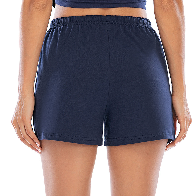 Women's Sleepwears Shorts single piece drawstring cotton pajama pants comfortable home wear_voghion.com