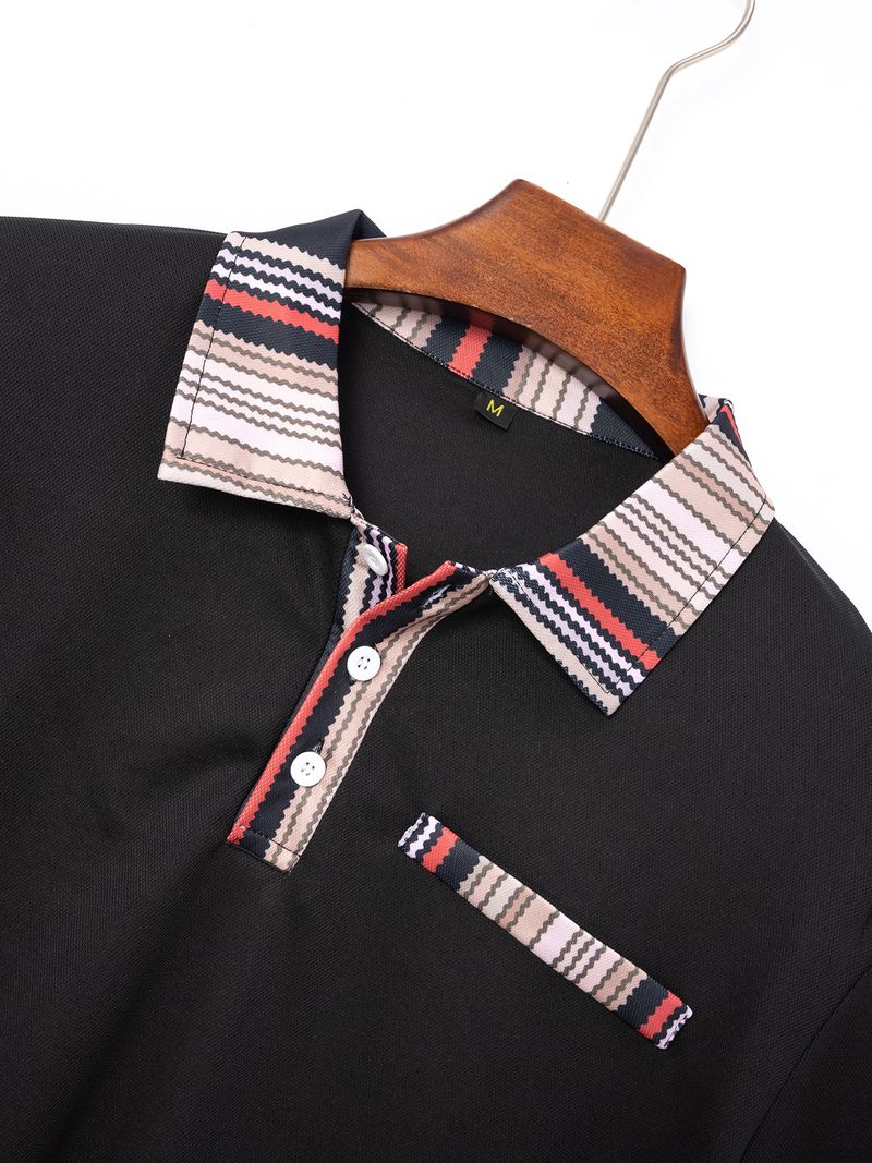 New Summer Fashion Button Polo Summer 3d Printed White Golf Short Sleeve Polo Business Casual Polo Streetwear Men Polo Shirt_voghion.com