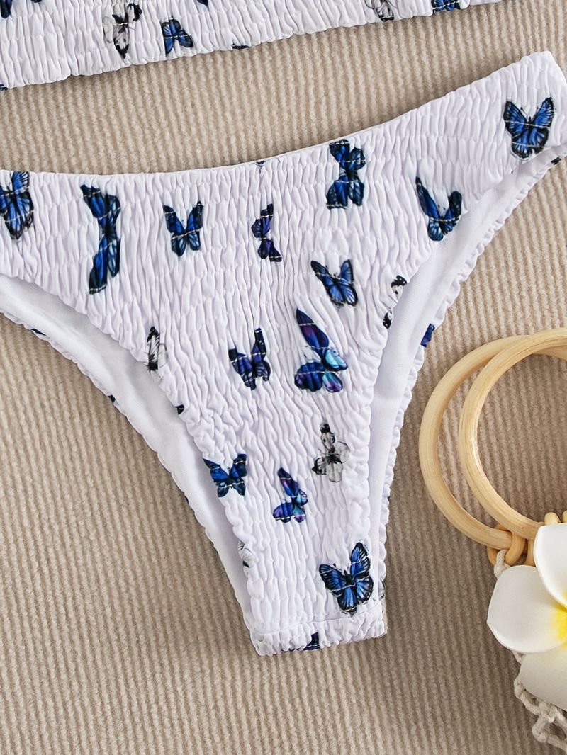 Costume da bagno caldo da donna, bikini sexy a triangolo plissettato _voghion.com