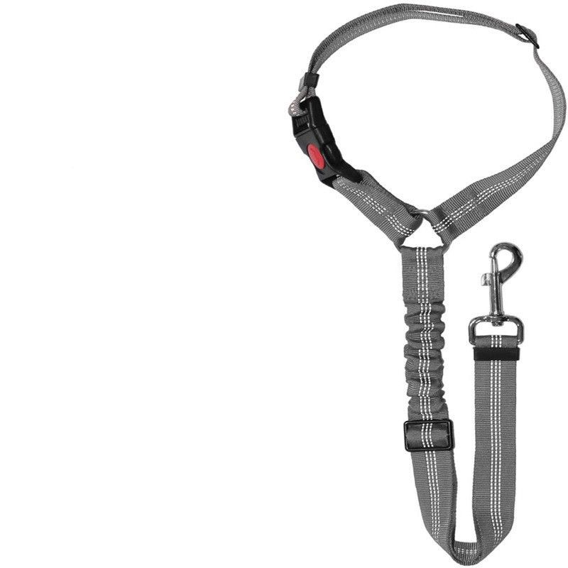 Pet Round Ring Safety Belt Socket Fixed Car Harness_voghion.com