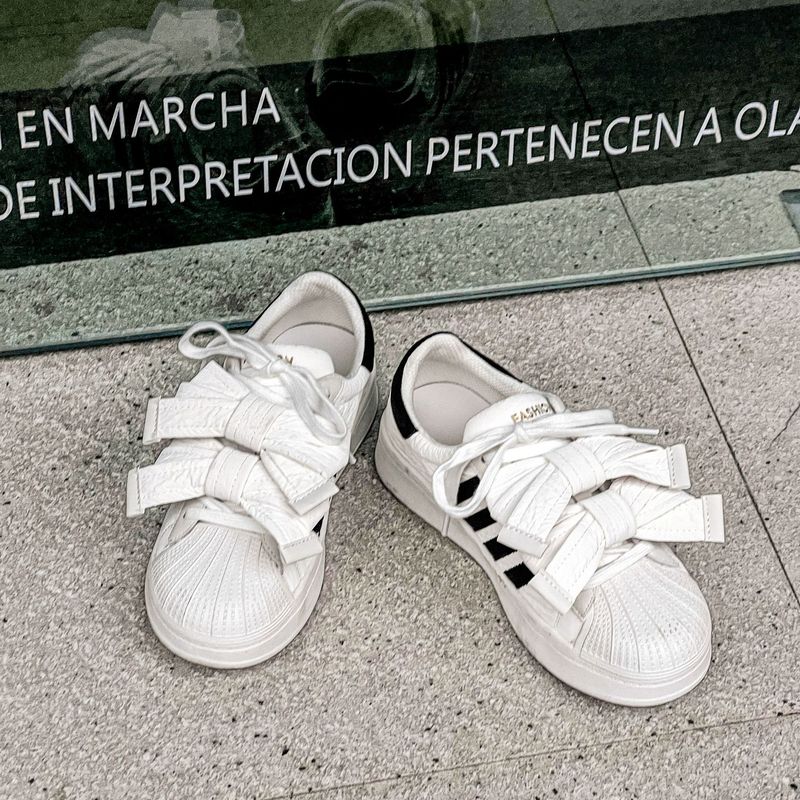 Clover Shell Head Classic Board Women's 2025 Spring White Low Cut Versatile Sports And Leisure Shoes_voghion.com