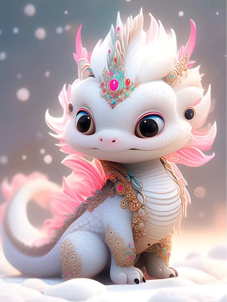Pandantiv retrovizor pentru mașină, acrilic, plat, nou, cu desene animate, dragon, cadou de Ziua Îndrăgostiților_voghion.com