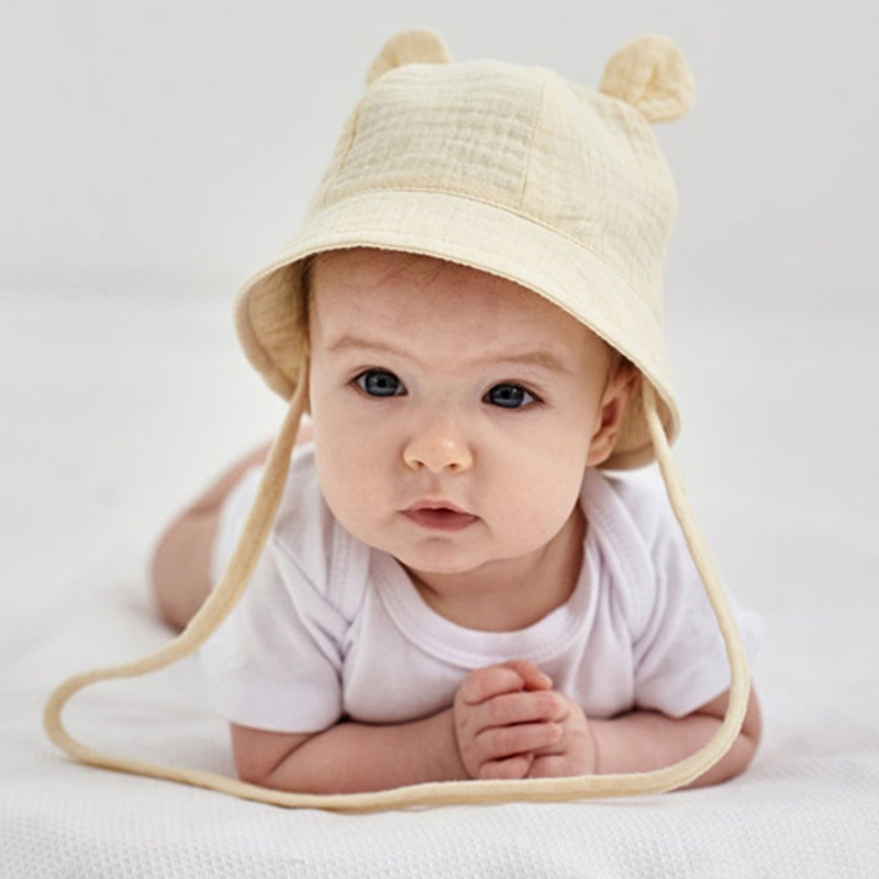 Frühling Herbst Einfarbig Weiche Baby Eimer Hut Baumwolle Fischer Hüte Kinder Sommer Kleinkind Jungen Mädchen Panama Sonne Kappe 2022_voghion.com