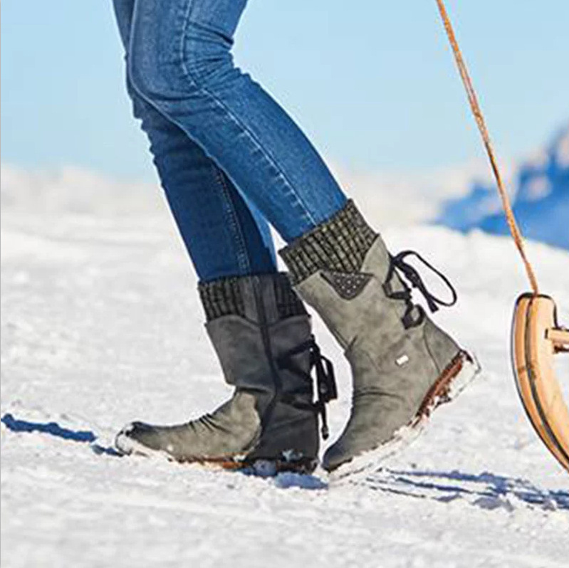 Damenstiefel, kurze Stiefel, Freizeitschuhe, Schneestiefel_voghion.com