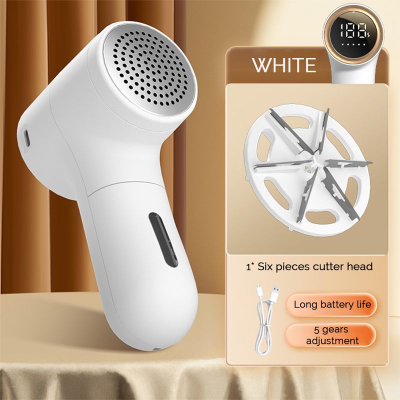 Hairball Trimmer Clothes Pilling Removal Sweater Defuzzer Digital Display Charging Portable Home Shaver Trimmer 5 Gear Adjust_voghion.com