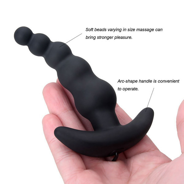 Anal Plug Dildo Vibrator Erotic 10 Frequency Vibrating Prostate Massager Anal Beads Butt Plug Vibrators For M_voghion.com