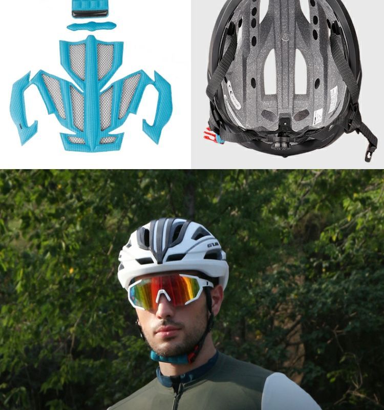 GUB SV9 Carbon Fiber Cycling One-piece Mountain Bike Ultralight Safety Helmet For Men And Women With Insect Net_voghion.com