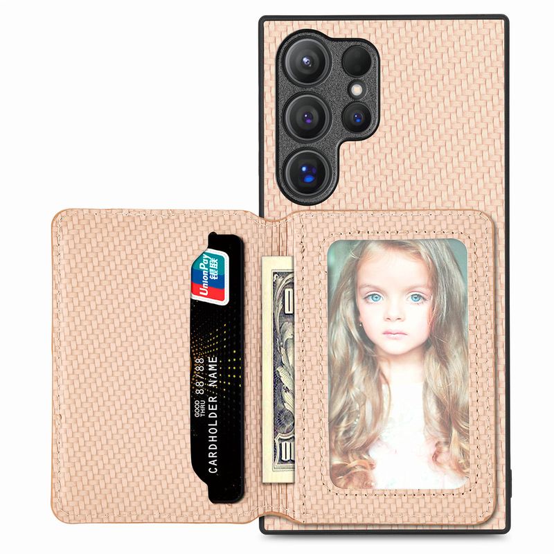 TechGlobe Foreign Trade Japan And South Korea Multi-Function Insert Coin Clip Suitable For Samsung S25 Card Holder Protective Case_voghion.com