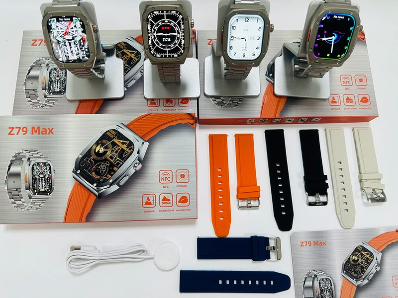 Neue Z79 Max Smartwatches für Männer Smartwatch 2023 Buletooth Call Blutsauerstoffüberwachung 1,83" HD-Bildschirm Wasserdichte Smartwatch_voghion.com