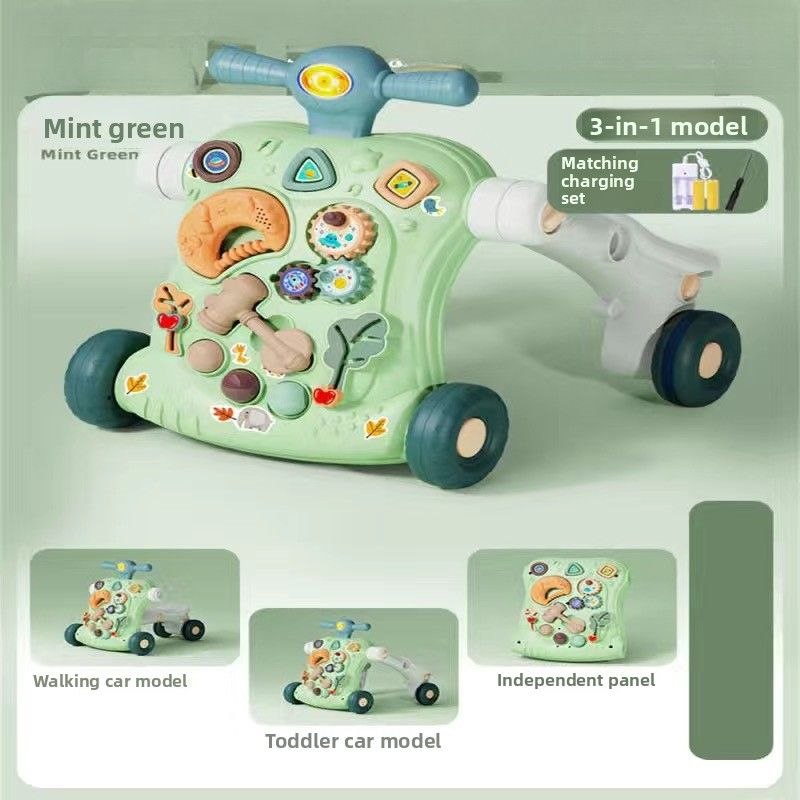 Cochecito de bebé 6 en 1, juguete musical, andador para aprender a caminar, de 0 a 36 meses_voghion.com