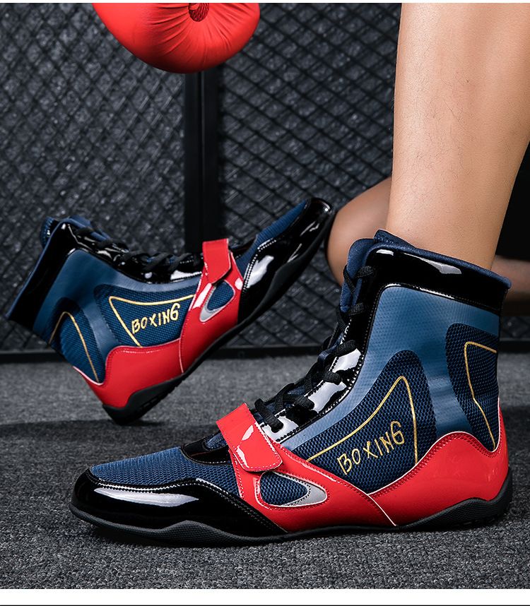 Uudet nyrkkeilykengät Paini taistelukengät Hengittävät kevyet Sanda harjoituskengät Taistelukengät_voghion.com