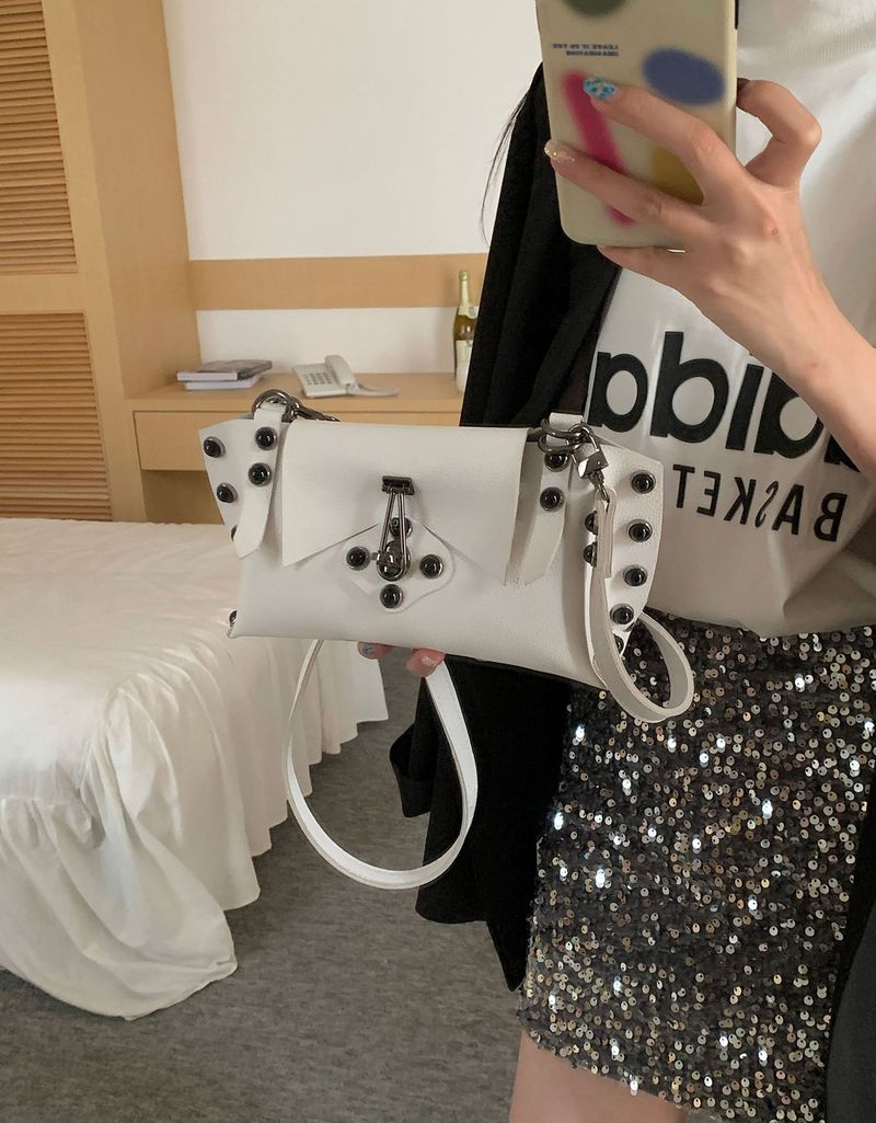 2024 nuova borsa a tracolla personalizzata Liu Ding cool girl alla moda, stile punk, di alta qualità, da donna, borsa di nicchia_voghion.com