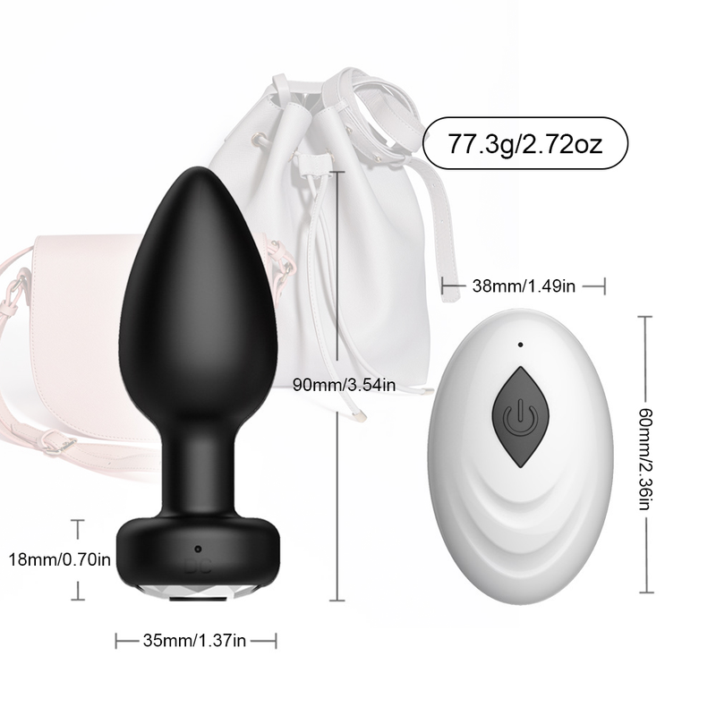 Vibrateur Anal godemichet Anal, jouets sexuels pour hommes femmes Gay, télécommande sans fil, point G, vibrateur Anal, lumière clignotante 2023_voghion.com