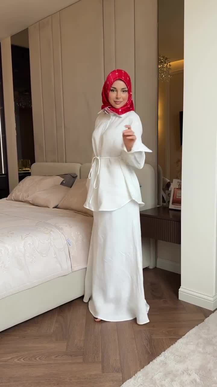 Women's Clothing Spring Famous Warm Elegant Noble Long Sleeved Top Comfortable Long Skirt Suit Women_voghion.com