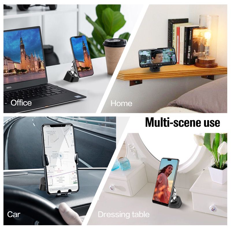 Supporto per telefono per auto, clip per bocchette dell'aria per base di supporto magnetica, supporto per cruscotto dell'auto, supporto per telefono cellulare, supporto GPS, accessori_voghion.com
