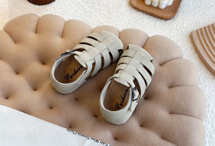 Sandali da spiaggia romani Birkenstoc per bambini, con suola morbida, stile coreano, estate 2025, nuovi, punta chiusa_voghion.com