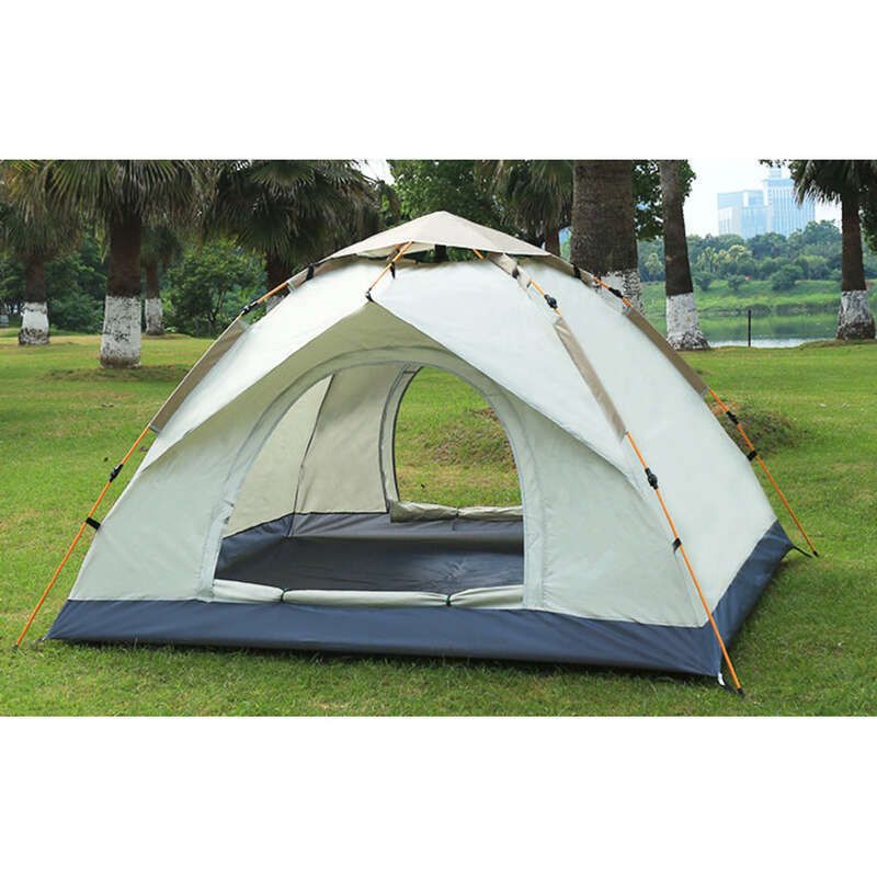 Tienda de campaña para exteriores, playa, portátil, plegable, totalmente automática, apertura rápida, para parque, camping, conjunto completo, gruesa, resistente a la lluvia_voghion.com