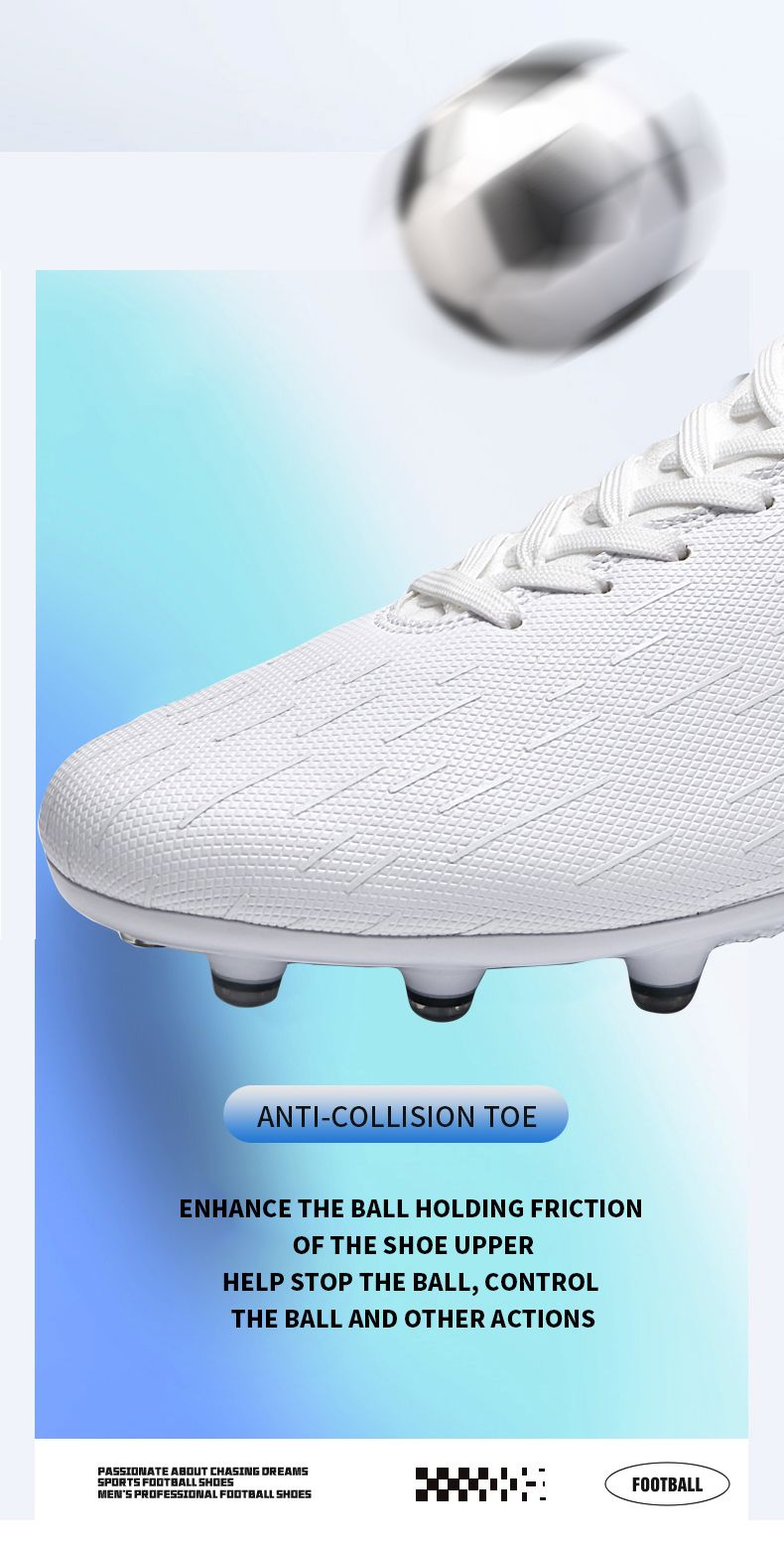 Neues Modell Öffentliche Version Jugend Erwachsene Lange und kurze Spike Fußballschuhe Größe 35-45_voghion.com