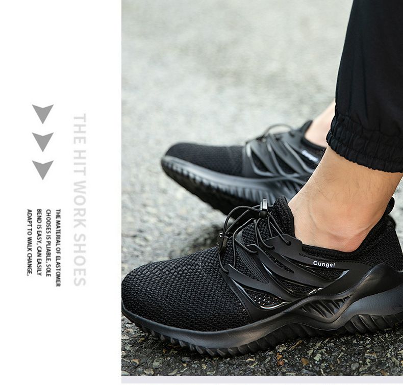 Scarpe sportive casual traspiranti da uomo, nuove e estive, per la protezione del lavoro_voghion.com