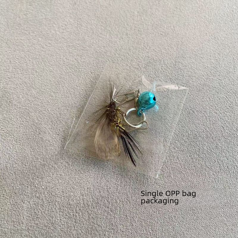 Small flying insect cat teaser pole replacement head feather Interactive cat toy 2023 new pet supplies cat teaser stick_voghion.com