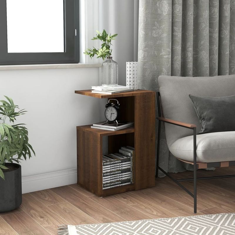 Side Table Hallway End Sofa Table Coffee Couch Table Engineered Wood VidaXL_voghion.com
