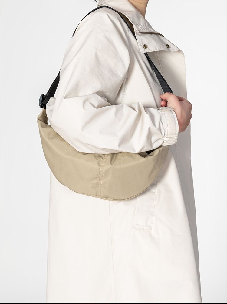 Borsa a tracolla piccola per esterni Mennong Neutral Wrinkle Washing_voghion.com
