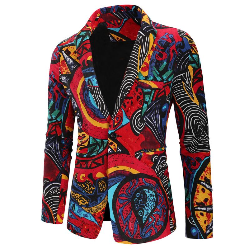 Completo da uomo casual con stampa floreale, 2 pezzi, autunno inverno 2025, completo da due pezzi, 2TZ-XK01_voghion.com