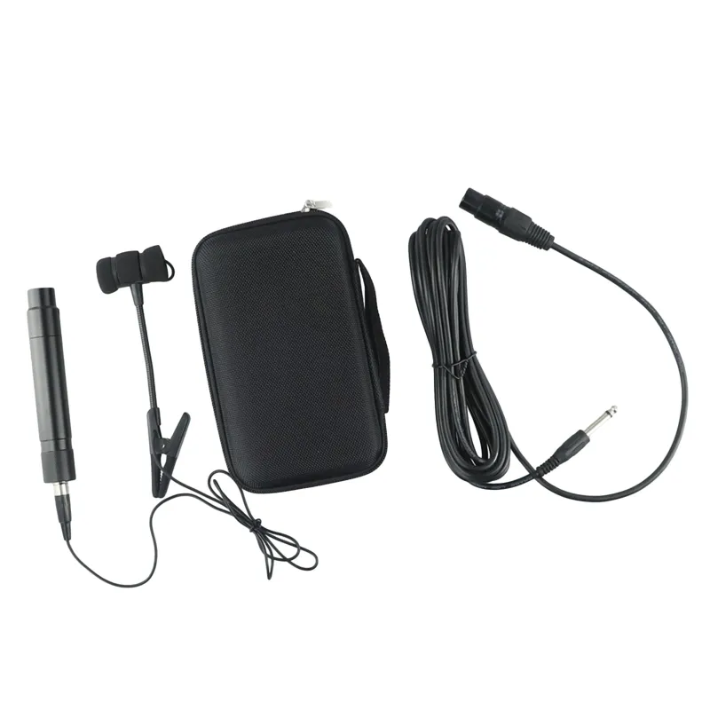 Tragbares kabelgebundenes Saxophon mit 3/4-poligem Mikrofon, omnidirektional, geeignet für verschiedene Instrumente, Clip-on-Design, Einwegmikrofon_voghion.com