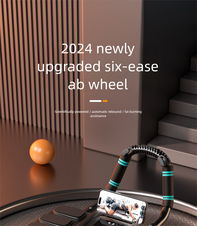 Neues intelligentes Vierrad-Muskeltrainingsgerät mit automatischer Rückprallfunktion und sechs Ellbogenstützen für Bauchmuskelübungen_voghion.com
