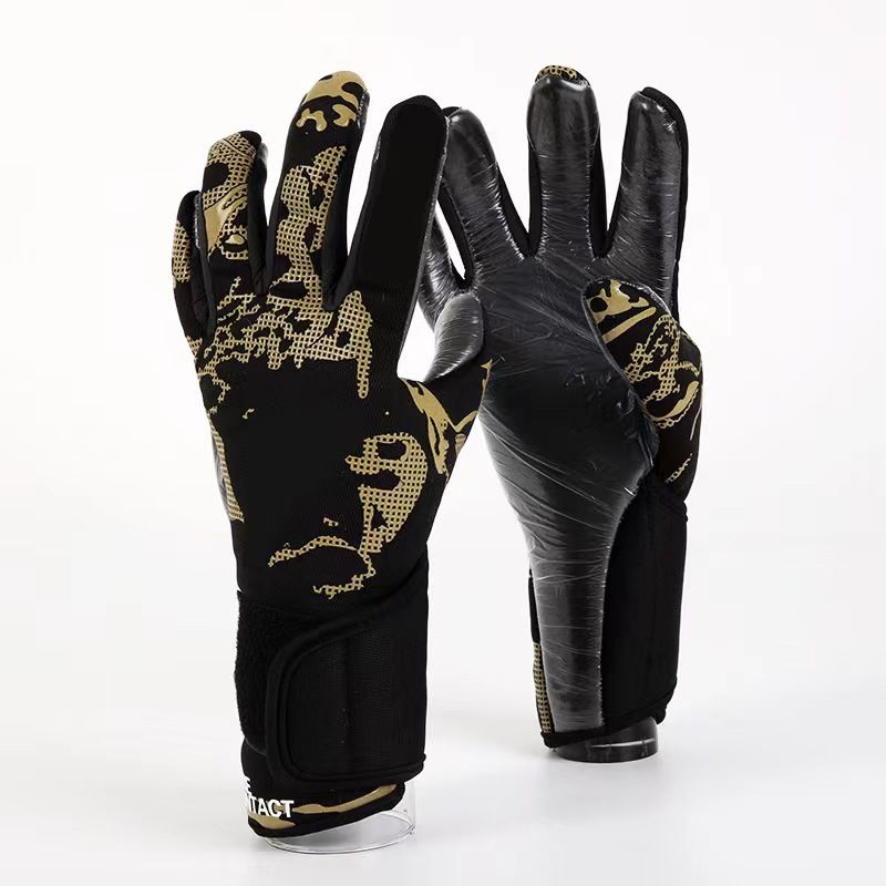 Novas luvas de goleiro para jovens e adultos, de látex, resistentes ao desgaste e antiderrapantes, luvas especiais para treinamento de competição_voghion.com