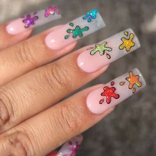 Nails Art Simple Wear Nail Patches Pure Desire Nail Art Ins Style Decorations Nails_voghion.com