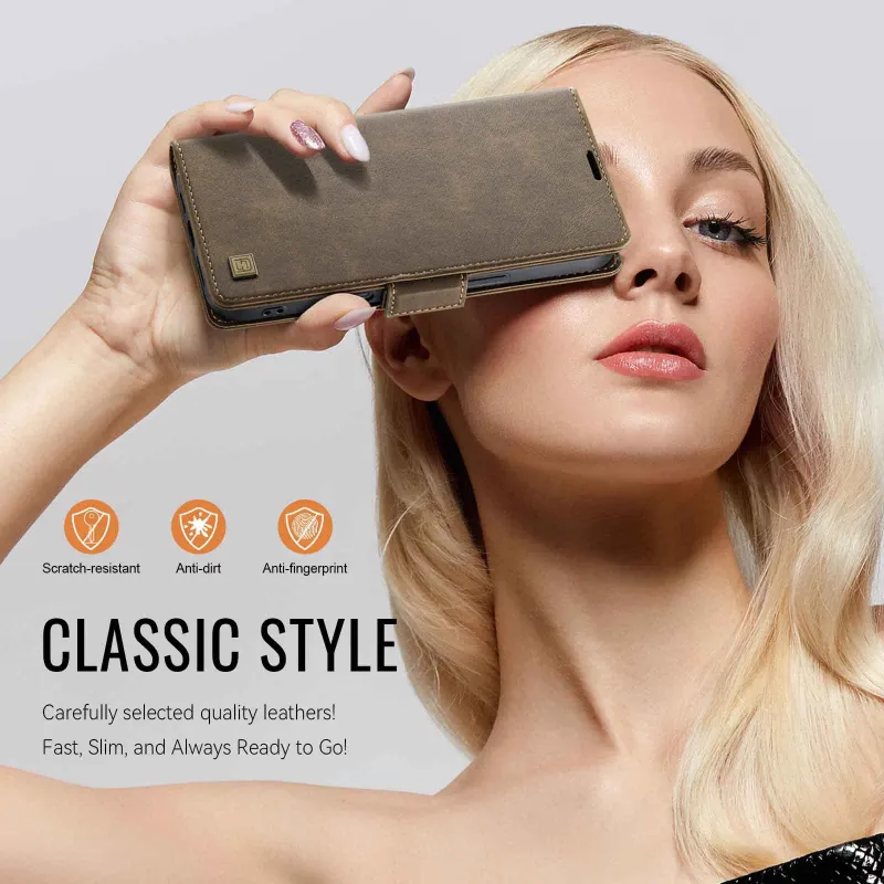 Custodia a portafoglio magnetica per telefono cellulare per Google Pixel 9 Pro XL 8A 8 con blocco RFID, custodia antiurto in pelle PU retrò_voghion.com