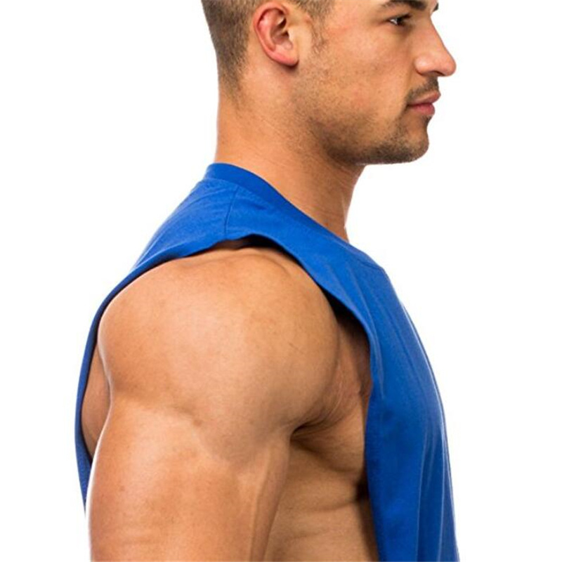 INS Summer Muscle Dog Brother Personalized Back Print Fitness Running Big Split Sports Tank Top Ανδρικό βαμβακερό_voghion.com