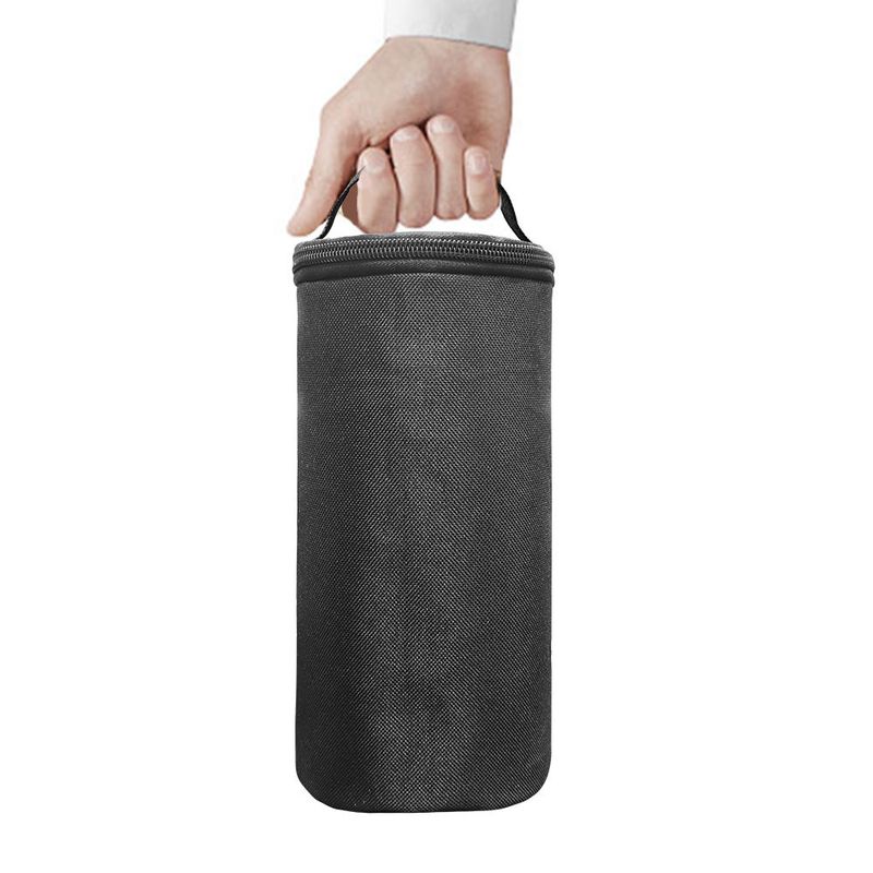 Borsa portaoggetti nera per barbecue – Custodia cilindrica portatile e impermeabile per barbecue – Organizer da viaggio e da campeggio (grande 33x13 cm / piccola 21x11 cm)_voghion.com