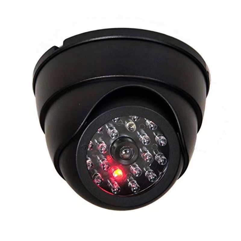Dummy Camera Surveillance Model Indoor Probe No Drilling Adhesive Home Use With Light_voghion.com