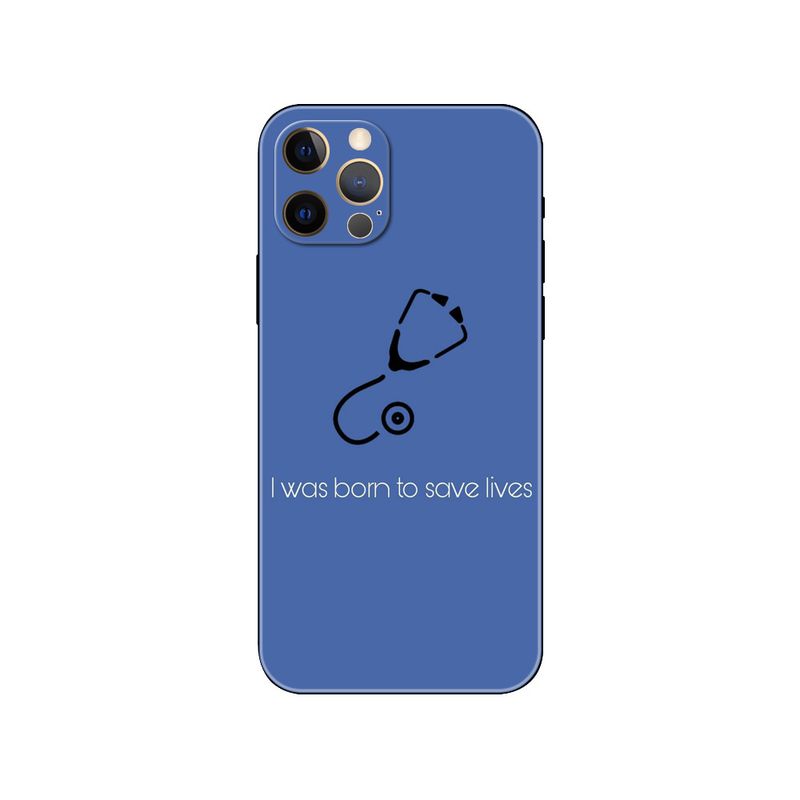 Geschikt voor iPhone 15 spuit stethoscoop pil schattige medische student verpleegster masker telefoonhoesje_voghion.com