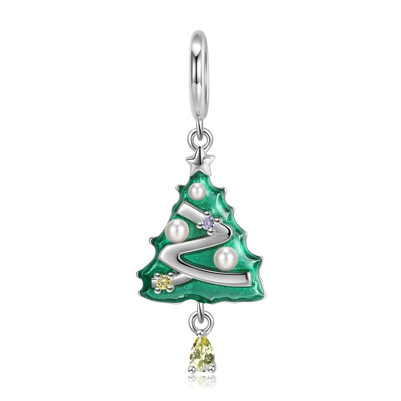 DIY-Anhänger, Weihnachtsöl tropft Weihnachtsbaum-Anhänger für Mädchen, Weihnachtsgeschenk, Armband, DIY-Zubehör_voghion.com