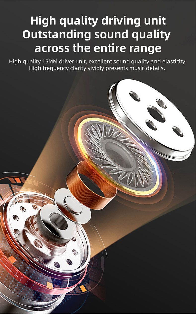 Ai Intelligent Translation K16plus Bluetooth-Headset Hochwertiges OWS-Ohr-Bluetooth-Headset zum Aufhängen_voghion.com