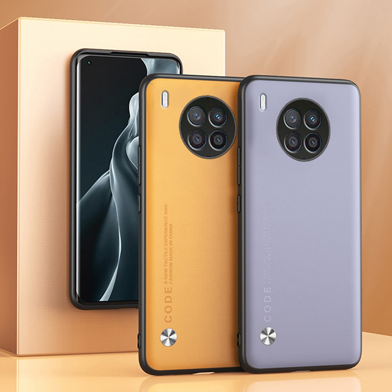Huawei Nova 8i 8i luksusa PU ādas maciņš Honor 50 Lite 50Lite pārvalkam matēts silikona triecienizturīgs tālrunis_voghion.com
