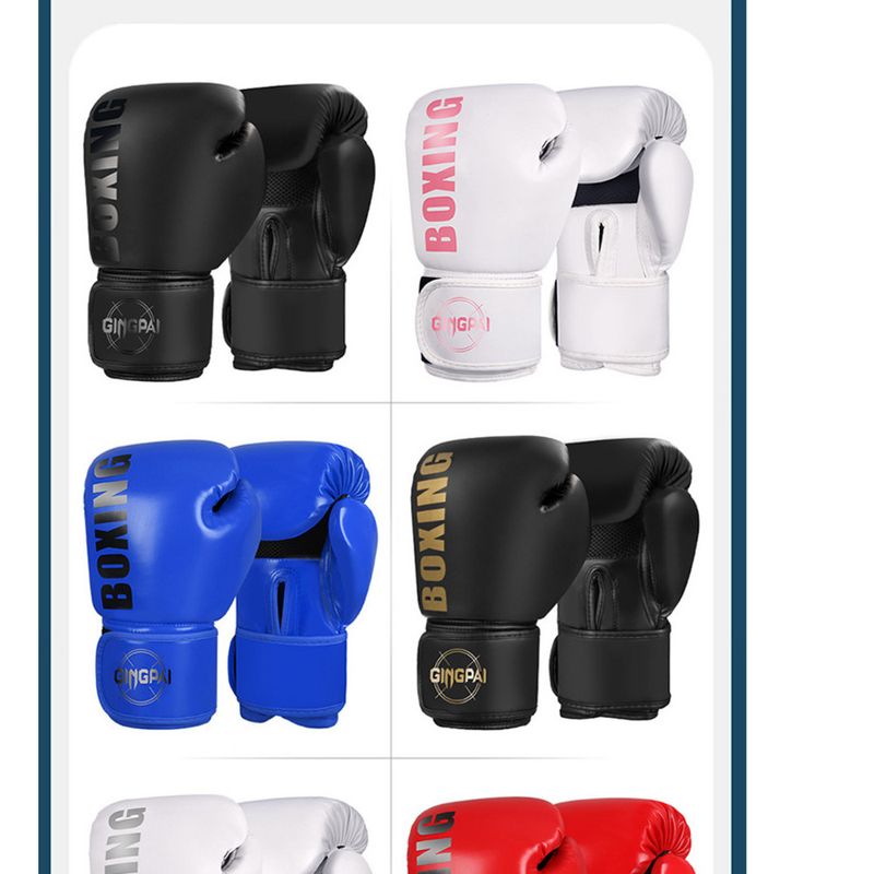 Boxe professionnelle enfants adultes, Sanda pour garçons et filles, entraînement de combat Muay Thai, gants de sac de sable_voghion.com