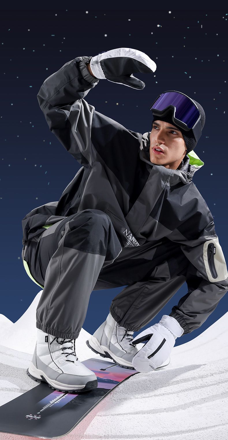 Gants chauds imperméables coupe-vent pour écran tactile de ski, snowboard, sports de plein air, cyclisme_voghion.com