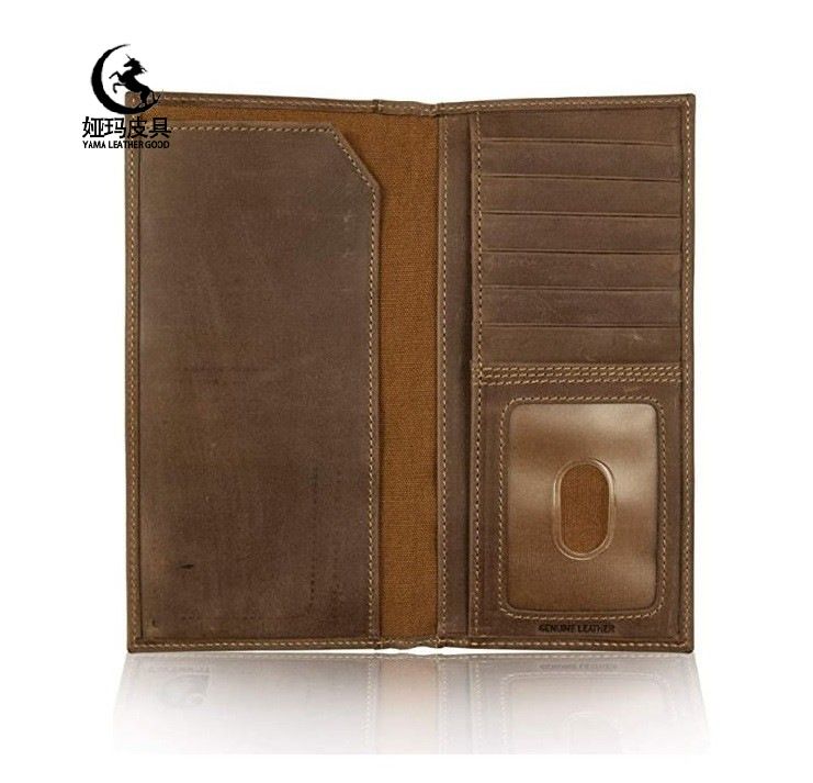 New Top Layer Cowhide Long Men's 80% Off Simple Lightweight Multi-Card Genuine Leather Suit Wallet_voghion.com
