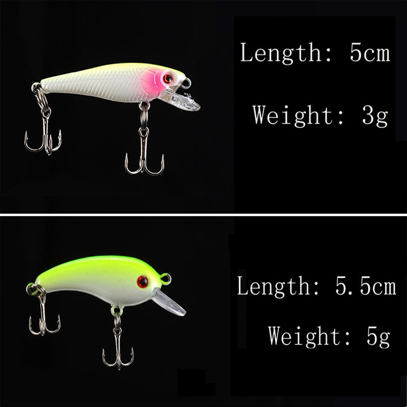 Set di esche Minnow Spinner Vib Universal Bionic Bait Simulation Stream Wild Sea Fishing Micro 505_voghion.com