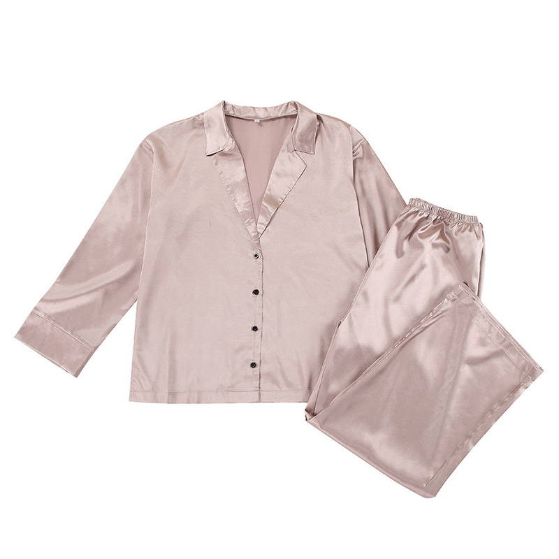 Women's solid color coat pantsuit_voghion.com